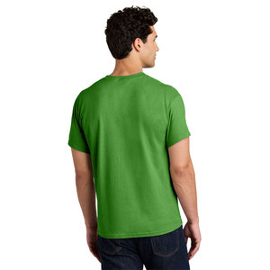 Impression personnalisée col rond T-shirt en coton biologique pour hommes vêtements d'été pur coton anti-sueur infroissable T-shirts pour hommes - Product Image 6