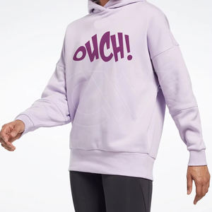 Sudadera con Capucha Extra Grande de Forro Polar con Estampado Personalizado para Mujer, Sudadera de Invierno de Manga Larga con Bolsillos Delanteros con Logotipo - Product Image 1