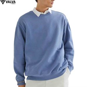 Sweat-shirt zippé de haute qualité respirant sur mesure pour hommes de couleur unie/Sweatshirts en coton mélangé au meilleur prix. - Product Image 5