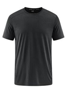 Camiseta única de secado rápido con logotipo de Color personalizado, camisetas deportivas de entrenamiento para hombres, ropa de calle de talla grande, camiseta transpirable de secado fresco - Product Image 6
