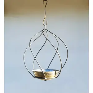 Jardinière d'intérieur suspendue en métal galvanisée de qualité supérieure pour petites plantes plantation d'intérieur suspendue - Product Image 2