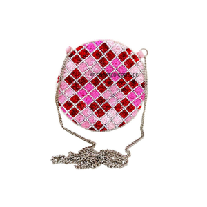 2026 New Hot Selling Festive Handmade Beaded Custom Valentine's Day <b>Zip</b> Coin Purse <b>Wallet</b> Durable Cotton Cosmetic Bags Cases - Product Image 1