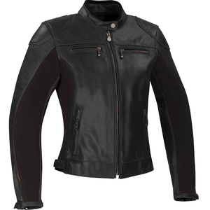 <b>Men</b> Genuine Leather Jacket <b>Black</b> Waterproof Windproof Winter Motorcycle Riding Outerwear Custom Racing Model Cotton Lining 2026 - Product Image 3
