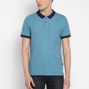Camiseta de polo de punto de algodón 100% antiarrugas única del fabricante de Pakistán para hombre sólido en el último estilo estampado en color - Product Image 1