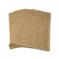 Qualité supérieure directement de l'usine, 100% jute, réversible, moderne, carré, moyen (0,4-0,6 pouces) Tapis à motif uni, épaisseur et taille personnalisées