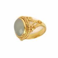 Bague de Fiançailles Bohème en Laiton Plaqué Or de Haute Qualité, Design Tendance, Style Indien, Prix Abordable, Cadeau Spécial pour Femme