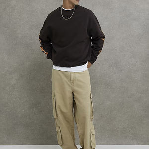 Sudadera Extra Grande para Hombre, 100% Algodón, Felpa, Invierno, con Estampado Digital - Product Image 3