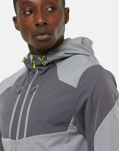 Meilleures ventes, survêtement coupe-vent à capuche avec logo personnalisé haute visibilité pour homme, ensemble veste de style streetwear d'hiver - Product Image 3