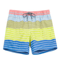 Meilleur prix OEM – Short de bain mi-taille pour homme, design personnalisé, motif uni, décontracté, en toile respirante, séchage rapide