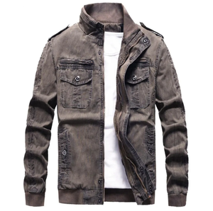 Chaqueta vaquera de talla grande para hombre de nuevo estilo de invierno, Camisa vaquera de moda con personalidad de estilo informal, Color sólido para hombre - Product Image 3