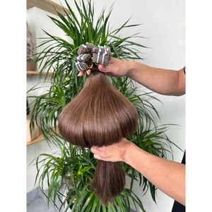 Extensions à bandes adhésives Anh Hair A21 sans couture, lisses comme des baguettes, en cheveux humains vierges vietnamiens doublement étirés, brun chocolat, vente en gros - Product Image 5