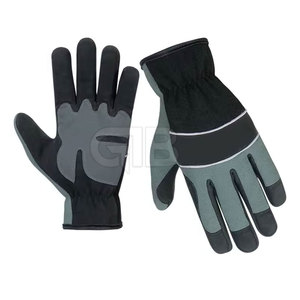 Guantes mecánicos de cuero de gran venta con función antideslizante para mejorar el agarre y la pantalla táctil de seguridad compatible con los deportes - Product Image 4