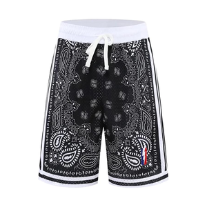 Vêtements de gym Short en maille Basket-ball pour hommes Impression Dtg extensible par sublimation d'été 100% polyester Entrejambe de 5 pouces logo personnalisé - Product Image 3