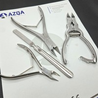 Ensemble de manucure et pédicure professionnel de haute qualité, outils durables en acier inoxydable, coupe-ongles pour les orteils, lime à ongles pour les pieds, ensemble de toilettage