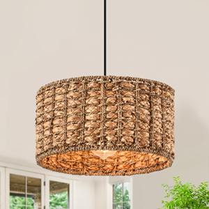 Pantalla de jacinto de agua moderna a precio de fábrica para adornos del hogar lámparas de techo tejidas de alta calidad - Product Image 5