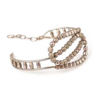 925 Sterling Silver Dorika Ball <b>Beaded</b> <b>Bracelet</b> Vintage Ethnic <b>Charm</b> for Wedding Anniversary Party Gift - Product Image 1