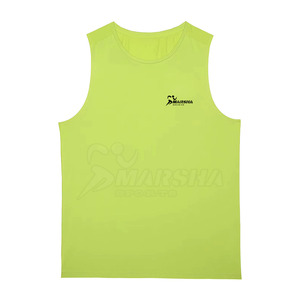 เสื้อกล้ามออกกำลังกายสีพื้นขายส่งสำหรับผู้ชาย ออกแบบโลโก้ได้ตามต้องการ ระบายอากาศได้ดี สำหรับขายออนไลน์ - Product Image 5