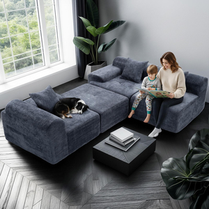 Nouveaux produits 2026 sur Alibaba et Amazon : Canapé avec ottoman en boîte, petit volume (CBM), expédition facile à l'étranger - Product Image 3