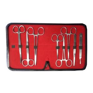 Instruments chirurgicaux pour le nombril, kit de dissection vétérinaire, étudiants de première année, étui zippé, instruments chirurgicaux dentaires - Product Image 3