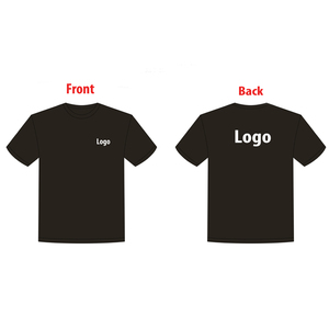 เสื้อยืดผู้ชายทรงหลวมไหล่ตก พิมพ์ลายโลโก้ด้วยผ้าไหม 100% ผ้าฝ้าย ระบายอากาศได้ดี ไม่ยับ แห้งเร็ว เป็นมิตรกับสิ่งแวดล้อม - Product Image 4