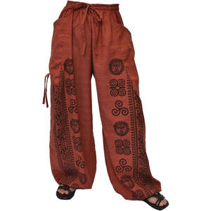 Pantalon de survêtement thermique pour femme, taille mi-haute, taille élastique, coupe ample, jambe large, coton, streetwear, décontracté, pantalon baggy d'hiver, coupe-vent - Product Image 6