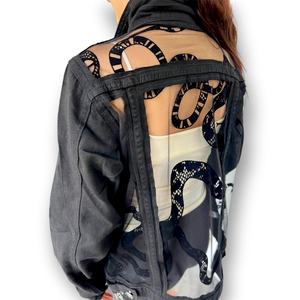 Chaqueta Vaquera Extra Grande de Moda para Mujer, Impermeable, Reversible, Transpirable, 100% Algodón, Mangas Largas, Estilo Casual, Chaqueta de Invierno - Product Image 1