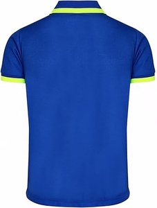 Polo de golf pour hommes de haute qualité 100% coton polos t-shirts à manches courtes imprimé coton tricot grande taille hommes polos - Product Image 3