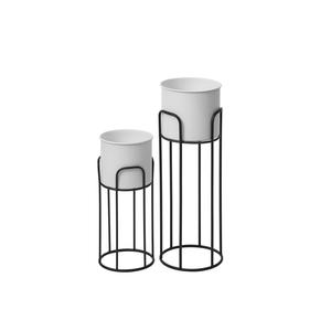 Ensemble de Vases creux en aluminium antique modernes Vase de table Vases en métal pour la décoration intérieure Vase de table de jardin pour la maison - Product Image 4