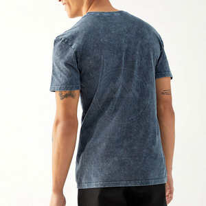 เสื้อยืดผ้าฝ้าย100% วินเทจซักได้แอซิดจากน้ำแร่เสื้อยืดคอกลมทรงหลวมแบบออกแบบได้ตามต้องการ - Product Image 6