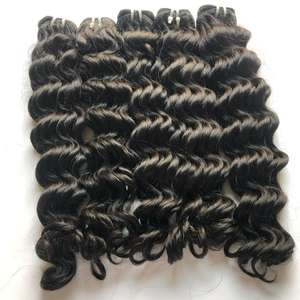 วิกต่อผมมนุษย์สำหรับต่อหนังมนุษย์สำหรับ100% ผมมนุษย์แท้แบบไม่ผ่านกระบวนการทำผมมนุษย์อินเดียมัดผมลอนลึก Yaki แบบไม่ผ่านกระบวนการ - Product Image 1