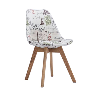 GBC009-<b>Dining</b> <b>Chair</b> with High Back Napped Wood Seat for Eiffel Tower Design Elegant and Comfortable - Product Image 1
