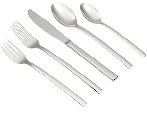 Couverts de restaurant Ensemble de couverts occidentaux en acier inoxydable 24 pièces Ensemble de cuillères et fourchettes en vrac - Product Image 2