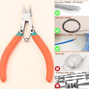 คีมตัดลวดความแม่นยำสูงอัลตร้าสำหรับตัดด้านข้างคีมตัดเครื่องประดับเครื่องมืองานฝีมือ DIY เหล็กคาร์บอน - Product Image 3