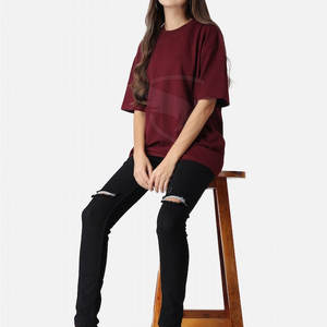 Conception personnalisée T-shirt surdimensionné T-shirt surdimensionné professionnel de bonne qualité Top prix T-shirt surdimensionné à vendre - Product Image 3