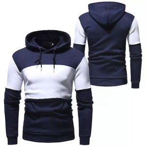 Sudadera con capucha para hombre, prenda deportiva masculina de alta calidad, con logotipo bordado, de Color sólido, nuevo diseño OEM 2023, 100% - Product Image 1