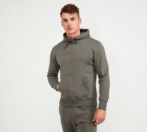 Survêtement 100% coton pour hommes, ensemble de 2 pièces, broderie personnalisée/impression en relief/impression 3DPuff - Product Image 2