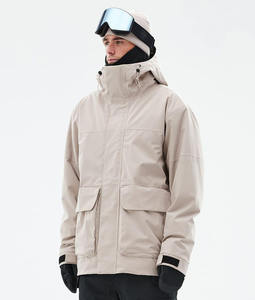 Veste de ski imperméable personnalisée pour hommes | Veste d'hiver de snowboard en plein air avec capuche et poches | Fabricant de vêtements de ski OEM/ODM 2025 - Product Image 1