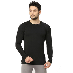 Camiseta de cuello redondo para hombre, logotipo personalizado de alta calidad, camisetas de manga larga lisas de talla grande para hombre, camiseta para hombre - Product Image 1