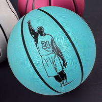 Mini Baloncesto de 7 Pulgadas, Tamaño 3, para Interiores y Exteriores, Fiestas en la Piscina, Aros Pequeños, Alta Calidad, PU/PVC/Cuero/Goma