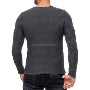 เสื้อยืดคอกลมแบบยูนิเซ็กซ์ ผ้าฝ้ายผสมโพลีเอสเตอร์ ขนแกะนุ่ม เป็นมิตรกับสิ่งแวดล้อม เสื้อฮู้ดแขนยาวสำหรับผู้ชาย ใส่ได้ในฤดูหนาว สีพื้น ย้อมแบบดิจิทัล รับสั่งทำ - Product Image 3