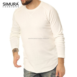 Camisetas de Manga Larga para Hombre, Estilo Moderno, Personalizadas OEM, Color Sólido, 100% Algodón/Poliéster - Product Image 4