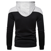 Meilleure vente de sweat à capuche pour hommes, automne hiver, personnalisé, couleur unie, Street Wear, polaire, quantité minimale de commande