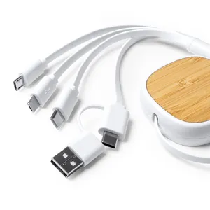 Cavo di Ricarica Personalizzato New Bern 5-in-1, Gadget USB Personalizzati per Articoli Promozionali - Product Image 2