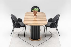Juego de Sillas de Comedor Modernas y Elegantes de Metal Ajustable para Cocina y Sala de Estar con Respaldo y Asiento de Material PC - Product Image 2