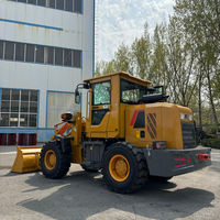 Caricatore Frontale Ronggong ZL-906 con Motore Diesel, Benna da 0,5 m, per Costruzioni, Agricoltura e Silvicoltura, Pala Gommata