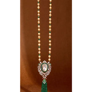 Conjunto de collar moderno chapado en oro hecho a mano de lujo de 24 quilates de alta calidad para uso diario: único y elegante - Product Image 4