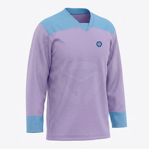Maillot de hockey sur glace confortable pour hommes, coupe flexible, tissu léger, maillot de hockey sur glace parfait pour le sport et la pratique quotidienne - Product Image 2