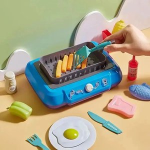 Juego de Cocina de Plástico Mini Moderno, Juguetes de Comida que Cambian de Color para Juego de Imitación, Empaque en Caja Pequeña, Característica DIY, Material Plástico PC - Product Image 4