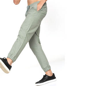 กางเกงวอร์มผ้าฝ้าย100% สำหรับผู้ชายกางเกงจ็อกเกอร์ขาตรงติดป้ายได้ตามต้องการคุณภาพสูง - Product Image 3