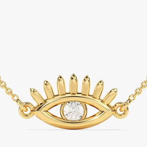 Collar clásico hecho a mano, joyería de plata 925 sólida para mujer, collar de estilo bohemio de topacio blanco de Plata de Ley 925 - Product Image 1